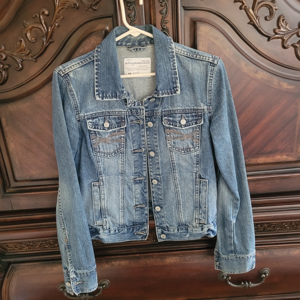 Aeropostale Classic Blue Jean Jacket